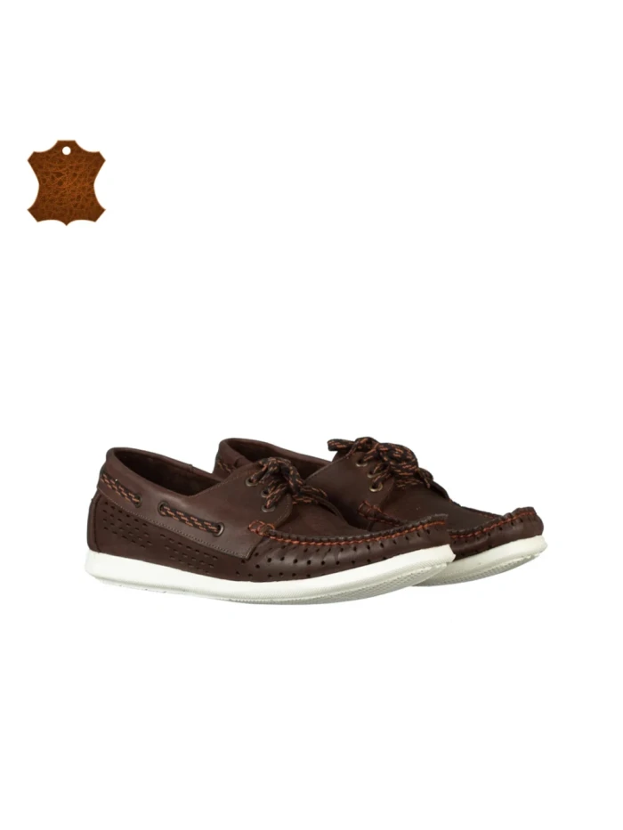 Pantofi barbati din piele naturala Timen maro