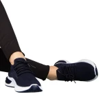 Pantofi sport dama albastri din material textil Moretti