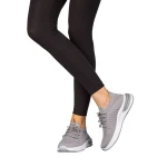Pantofi sport dama gri din material textil Moretti