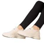 Pantofi sport dama bej din material textil Flove