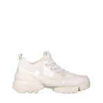 Pantofi sport dama albi material textil Sonia
