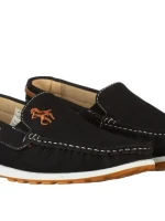 Mocasini barbati negri din piele ecologica Sambe