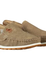 Mocasini barbati bej din piele ecologica Sambe