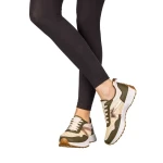 Pantofi sport dama verzi din piele ecologica Mirafa