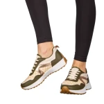 Pantofi sport dama verzi din piele ecologica Mirafa