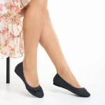 Balerini dama albastri din piele ecologica Lerina