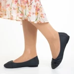 Balerini dama albastri din piele ecologica Lerina