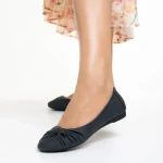 Balerini dama albastri din piele ecologica Lerina