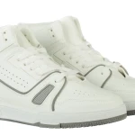 Pantofi sport barbati albi din piele ecologica Lionari