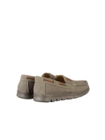 Mocasini barbati gri din piele ecologica Tope