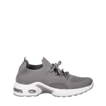 Pantofi sport dama gri din material textil Fepa