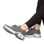 Pantofi sport dama gri din material textil Fepa