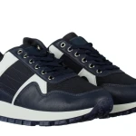 Pantofi sport barbati albastri din piele ecologica Dardim