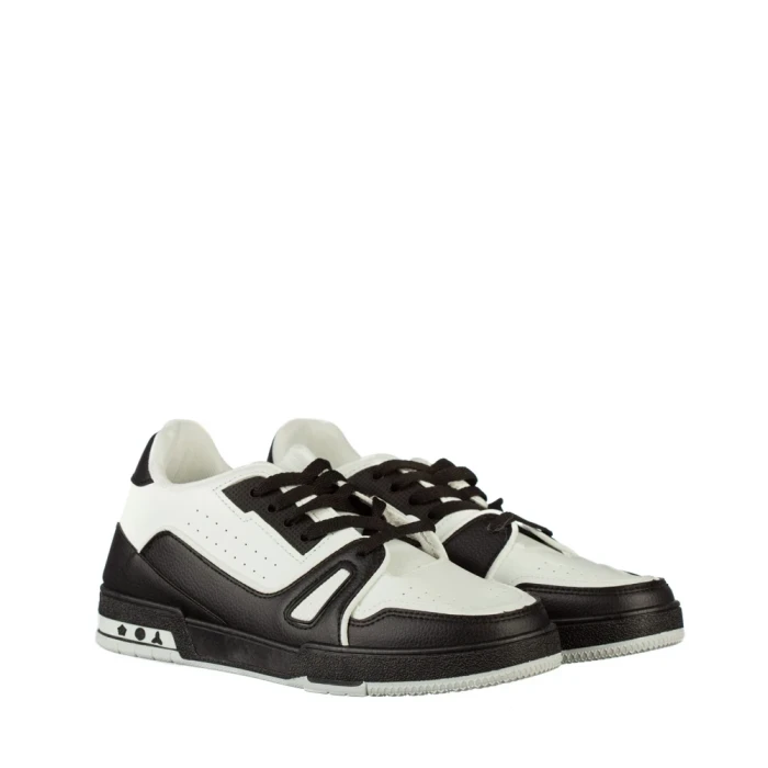 Pantofi sport barbati negri din piele ecologica Mezon