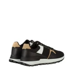 Pantofi sport barbati negri din piele ecologica Dardim
