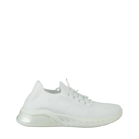 Pantofi sport barbati albi din material textil Brock