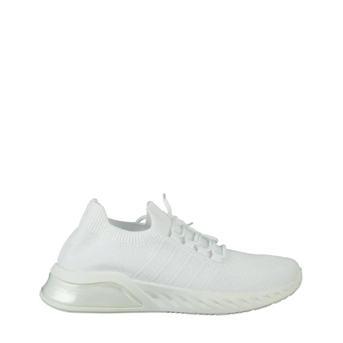 Pantofi sport barbati albi din material textil Brock