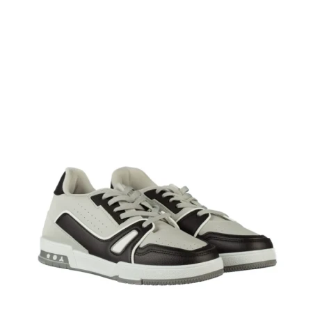 Pantofi sport barbati gri din piele ecologica Mezon