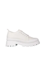 Pantofi sport dama albi din material textil Genie