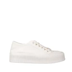 Tenisi dama albi din material textil Tranta