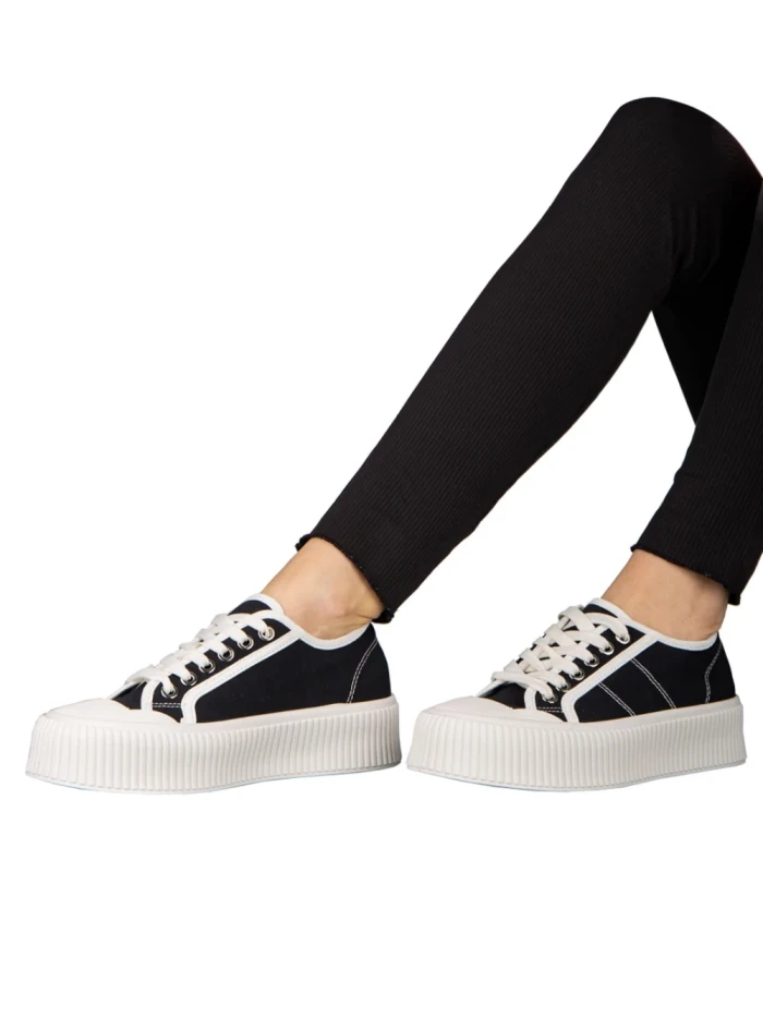 Tenisi dama negri din material textil Tranta