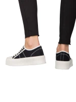 Tenisi dama negri din material textil Tranta