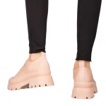 Pantofi sport dama roz din material textil Genie
