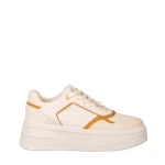 Pantofi sport dama bej din piele ecologica Medar