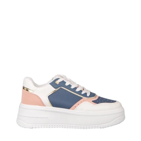 Pantofi sport dama albastri din piele ecologica Medar