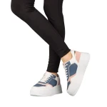 Pantofi sport dama albastri din piele ecologica Medar
