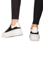 Tenisi dama negri din material textil Abon