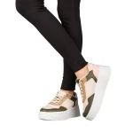 Pantofi sport dama verzi din piele ecologica Medar