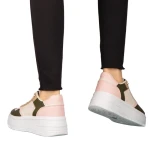 Pantofi sport dama verzi din piele ecologica Medar