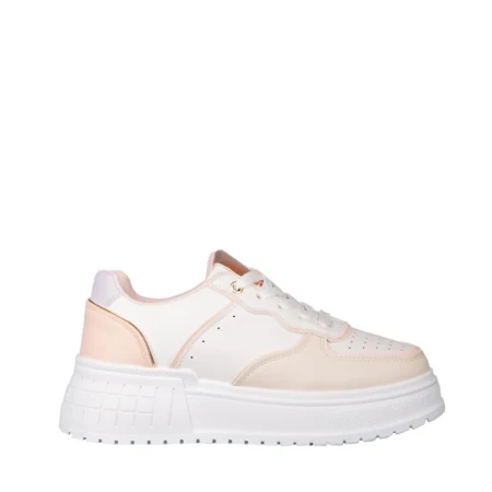 Pantofi sport dama roz din piele ecologica Orozo