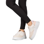 Pantofi sport dama roz din piele ecologica Orozo