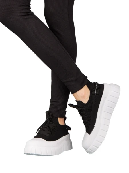 Tenisi dama negri din material textil Pope