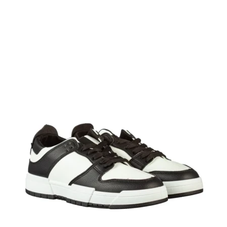 Pantofi sport barbati negri din piele ecologica Kitu