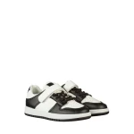 Pantofi sport copii negri din piele ecologica Alford