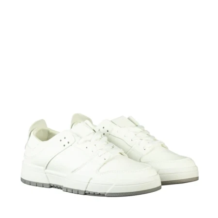 Pantofi sport barbati albi din piele ecologica Kitu