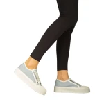 Tenisi dama albastri din material textil Tranta