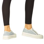 Tenisi dama albastri din material textil Tranta