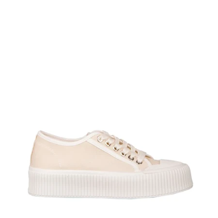 Tenisi dama bej din material textil Tranta