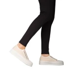 Tenisi dama bej din material textil Tranta