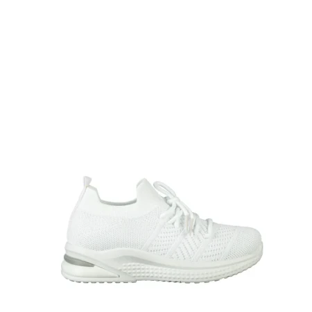 Pantofi sport copii albi din material textil Kimmy
