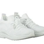 Pantofi sport copii albi din material textil Kimmy