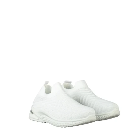 Pantofi sport copii albi din material textil Doston