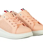 Pantofi sport copii roz din piele ecologica Floren