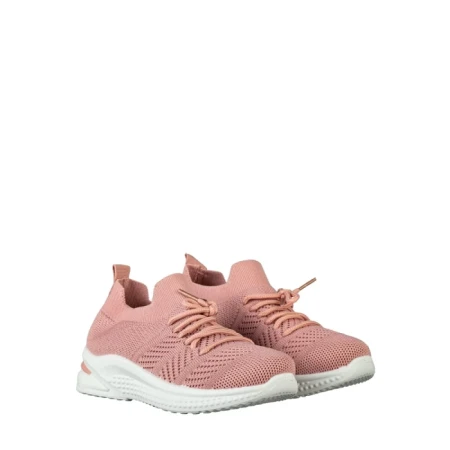 Pantofi sport copii roz din material textil Kimmy