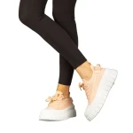 Tenisi dama roz din material textil Pope