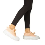 Tenisi dama roz din material textil Pope